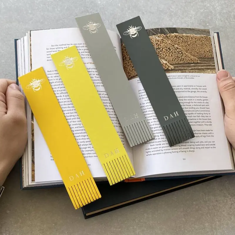 PU Leather Book Marker Page Custom Logo Bookmark Tassel Writer Reader Special Gift Sublimation Bookmarks