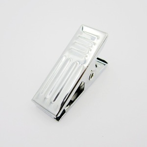 New 5cm Anti Slip Metal Plastic Mouth Spring Clip, High-End and Durable Office and Daily Metal Clip Gold <strong>Silver</strong> Black - Product Image 6