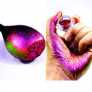 High Quality 12 Colors Shifting Holographic Pigment for Eyeshadow Chameleon <b>Paint</b> Pigment Powder - Product Image 1