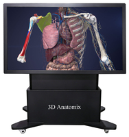 Meja Anatomi 3D Virtual Manusia, Meja Pembedahan Virtual Tubuh Manusia Digital dengan Layar 65 Inci untuk Sekolah