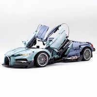 Kit de modèle de voiture de course télécommandée Guly 10648, supercar technique, ABS, échelle 1:8, jouet électronique, 3719 pièces, construction pour adultes