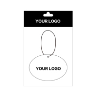 Diffuseur de parfum pour voiture personnalisé avec logo, toutes senteurs, rafraîchissant, en papier, clips en papier de coton, produit d'aromathérapie, poire