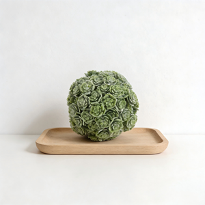 Pianta Succulenta Artificiale di Alta Qualità, <span class=keywords><strong>Mini</strong></span> Sfera di Rose Finte per Decorazione Casa e Ufficio, Composizione di Piante <span class=keywords><strong>Succulente</strong></span> Finte in Vaso - Product Image 1