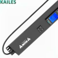 KAILES (KLS) Série K55 ZD 240V PDU métallique anti-chute à 24 prises 32A haute efficacité, solution d'alimentation industrielle professionnelle, noir