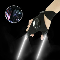 Gants pratiques et durables pour outils à main et équipement de plein air, respirants, imperméables, avec lumière LED haute luminosité, outils de sauvetage