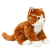 Poupée douce réaliste pour enfants personnalisée, animaux en peluche, peluche chat en peluche