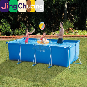 <span class=keywords><strong>Piscine</strong></span> gonflable carrée surélevée <span class=keywords><strong>pour</strong></span> adultes et enfants, avec structure tubulaire, épaissie, type bassin à poissons - Product Image 3