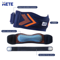 Attelle de genou professionnelle ajustable universelle avec coussinet en silicone, en nylon respirant et léger pour une protection optimale