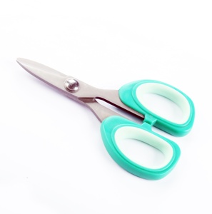 Tijeras de Electricista de Buena Calidad, Hoja de Acero Inoxidable con Borde Dentado de 5.25 Pulgadas, Mango de Agarre Suave, Recubrimiento de Titanio, para Uso Doméstico SCT5045 - Product Image 1