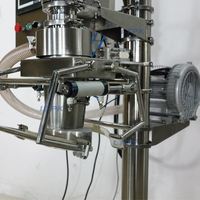Machine de remplissage semi-automatique à vis sans fin de haute précision pour poudres, avec micro-dosage et convoyeur à vis, pour l'emballage en sacs