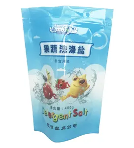 detergent 5kg 10kg soap bag liquid salt stand up laminated plastic packaging bags for washing powder