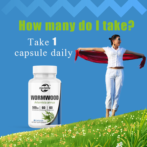 OEM ODM Private label Wormwood Capsules - Digestive <b>Health</b> Support, <b>Antioxidant</b>, Overall <b>Health</b> Support, Vegan NO-GMO - Product Image 4