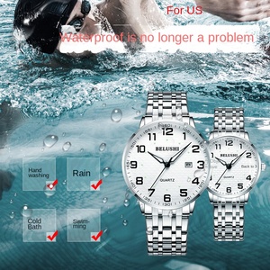 Lựa Chọn Beloshi Sang Trọng Lớn Thạch Anh Đồng Hồ Cho Nam Giới Không Thấm Nước Sáng Cho Các Cặp Vợ Chồng Mới Trung Tuổi Người Đàn Ông Cao Tuổi Bán Buôn - Product Image 5