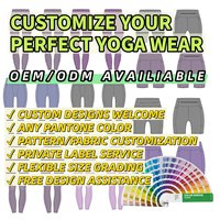 Combinaison de yoga personnalisée avec logo imprimé/uni, col en U, dos ajusté, extensible, taille haute, séchage rapide, durable, respirante, vêtements de fitness