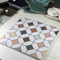 Nordic Vintage 300mm X 300mm Carrelage en céramique Carrelage de sol antidérapant de haute qualité pour cuisine salle de bain toilette balcon Design rustique