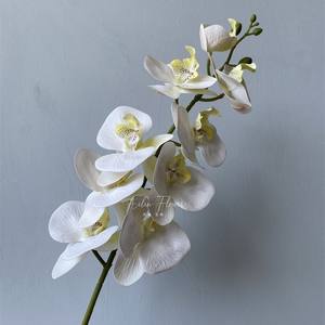 Orquídea <span class=keywords><strong>Phalaenopsis</strong></span> <span class=keywords><strong>de</strong></span> 9 cabezas, flores artificiales para decoración <span class=keywords><strong>de</strong></span> bodas - Product Image 4
