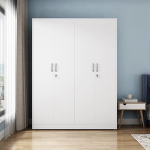 Armario Moderno Minimalista con Puerta Abatible y Cerradura, Mueble de Almacenamiento para Dormitorio, Ideal para Alquiler - Product Image 3