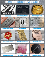 Plaque métallique décorative en aluminium brossé sur mesure, pliée à angle droit, pour flacon de parfum, étiquette métallique personnalisée avec logo