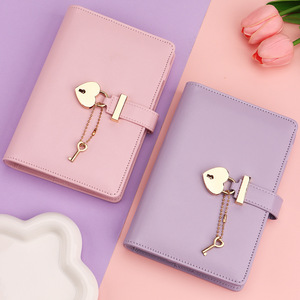 Libreta de Contraseñas con Candado en Forma de Corazón, Linda Libreta con Candado para Niñas y Adolescentes - Product Image 2