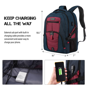 Haute qualité personnalisé chaud femmes hommes école collège <span class=keywords><strong>17</strong></span> <span class=keywords><strong>pouces</strong></span> <span class=keywords><strong>ordinateur</strong></span> sac à dos d'affaires avec chargement usb pochette d'<span class=keywords><strong>ordinateur</strong></span> portable de voyage - Product Image 3