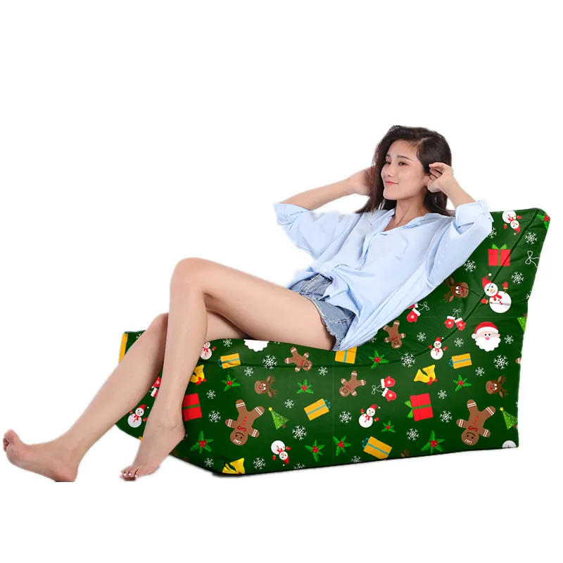 Mejor venta Silla de salón sofá cama como regalo de Navidad moderna silla del bolso de haba cama salón muebles