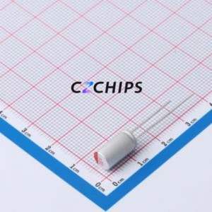 Condensador Sólido HT1E337M0611PC, Componente de Orificio Pasante (THT), D6.3xL11.5mm 330uF 20% 25V 2.5mm - Product Image 1