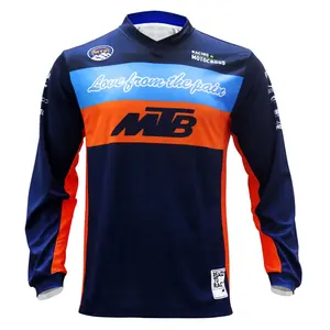 HOSTARON 2023 Hot Selling Breathable Motocross Jerseys Long Sleeves Mountain Bike Shirts