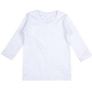 Fabricante al por mayor ropa de bebé recién nacido Casual Base <span class=keywords><strong>manga</strong></span> <span class=keywords><strong>larga</strong></span> <span class=keywords><strong>Camiseta</strong></span> 100% algodón estampado patrón para primavera otoño - Product Image 1