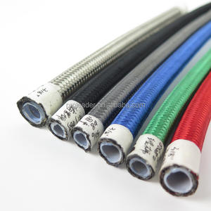 R14 AN4 AN6 AN8 AN10 AN12 Универсальный PTFE высокой температуры SS304 Усиленный провод плетеный гоночный тормозной шланг - Product Image 3