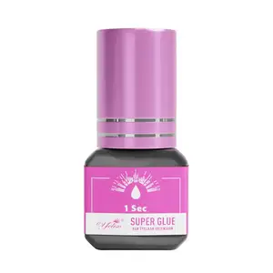 Yelix接着剤レース接着剤防水5ml0.5-3sスーパーグルーまつげエクステンション接着剤