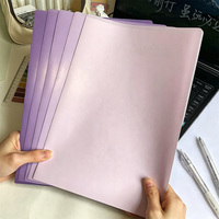 Porte-documents A4 transparent à pochettes dégradées, organiseur de documents épaissi, classeur pour examens, factures et reçus, pour étudiants