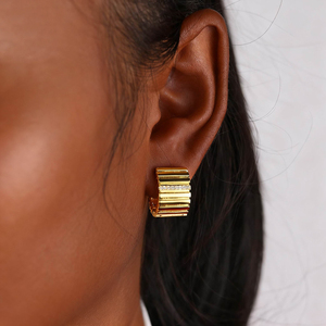 Промоакция позолоченное широкое кольцо с выложенным фианитом бриллиант ювелирный набор для женщин подарок для женщин - Product Image 2