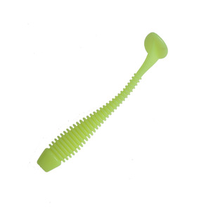 Señuelo suave con cola en T de 6 cm y 1,3 g, gusano artificial de silicona para pesca de lubina en agua dulce - Product Image 4