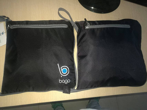 Bolsa de Aseo BSCI Gris Oscuro, Bolsa de Viaje con Compartimento para Zapatos, Bolsa de Lona para Viajes Cortos - Product Image 6
