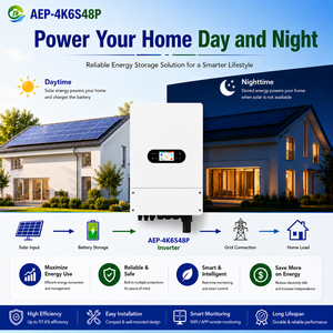 4.6KW Home Energy Storage Hybrid Solar 48V Dual MPPT <b>Battery</b> <b>Backup</b> Power - Product Image 4