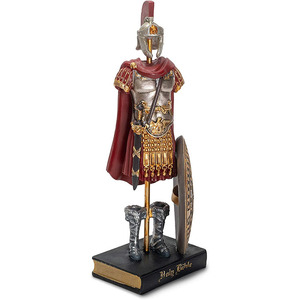 Armor of God-<span class=keywords><strong>soldado</strong></span> romano, figura <span class=keywords><strong>de</strong></span> sobremesa, roja, resina - Product Image 1