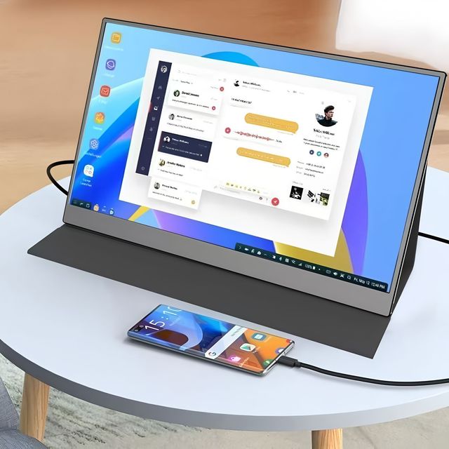 16-Inch Portable Monitor with USB C Portable IPTV 2.5K 165Hz Display for Laptop New Manufacturer Product