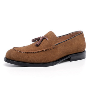 Mocassins souples pour hommes, chaussures de conduite, chaussures bateau, mocassins d'affaires élégants givrés, Usine de Chaussure - Product Image 1