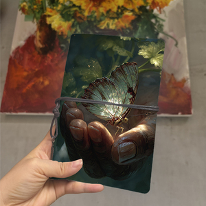 Giấy dày A6 notepad tuyệt vời cho các tính toán tài chính kế toán và hồ sơ giao dịch với bướm tay và GRE - Product Image 1