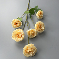 Künstliche Seiden blumen Realistische Rosen Bouquet Long Stem für Home Wedding Decoration Party