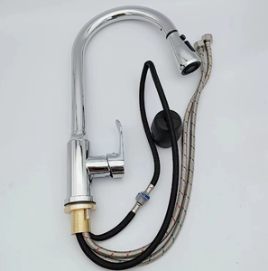 NES-P55 bassin de cuisine pompage <span class=keywords><strong>robinet</strong></span> <span class=keywords><strong>d</strong></span>'eau chaude et froide une clé <span class=keywords><strong>arrêt</strong></span> <span class=keywords><strong>d</strong></span>'eau ménage évier en acier inoxydable télescopique anti-éclaboussures - Product Image 3