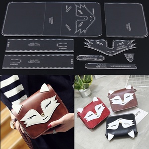 Pochoirs en acrylique transparent pour la fabrication de sacs à main en cuir de <span class=keywords><strong>renard</strong></span>, vente en gros - Product Image 2