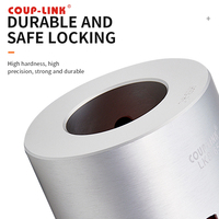 Accouplement à mâchoires flexible de type pince en aluminium Coup-Link pour la construction, diamètre de trou de 30 mm