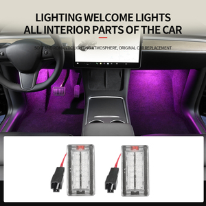 Kit d'éclairage d'ambiance RGB pour les pieds des passagers <span class=keywords><strong>Tesla</strong></span> <span class=keywords><strong>Model</strong></span> 3 Y <span class=keywords><strong>S</strong></span> X, lampe LED décorative intérieure - Product Image 6