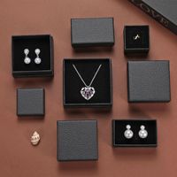 Boîte d'emballage en carton de luxe personnalisée Resoul, vente en gros, conteneur à bijoux pour petites entreprises, boîte à boucles d'oreilles, boîte à bagues
