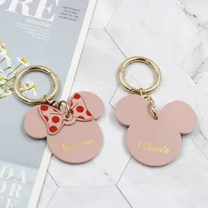 Internet celebrity car keychain pendant Cute Mickey Minnie pendant Couple girlfriend birthday present in stock