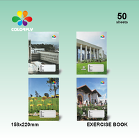 Offre Spéciale Fournitures Scolaires : Ensemble Cadeau Cahier Personnalisable 100 Pages, Design de Couverture Personnalisé, Cahier d'Exercices à Lignes Simples pour Étudiant