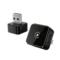 Adaptateur CarPlay Android Auto filaire/sans fil 2 en 1, BT 5.4, connexion automatique rapide, alliage d'aluminium, trous de dissipation de chaleur, commande vocale