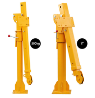 Grue de levage de camionnette pliante, capacité de levage de 6000 lb, 1 tonne, câble en acier électrique, nouvelle grue à flèche mobile portable