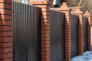 OEM ODM Factory Gi Temporary Colourbond Fence Panel Metal Steel Carbon Fence Color Corrugated Steel Fence Panel